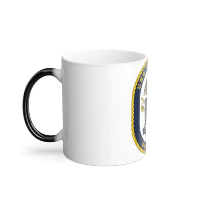 USS Zumwalt DDG 1000 Crest (U.S. Navy) Color Changing Mug 11oz-Go Mug Yourself