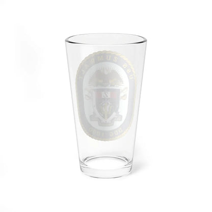 USS Zumwalt DDG 1000 Crest (U.S. Navy) Pint Glass 16oz-Go Mug Yourself