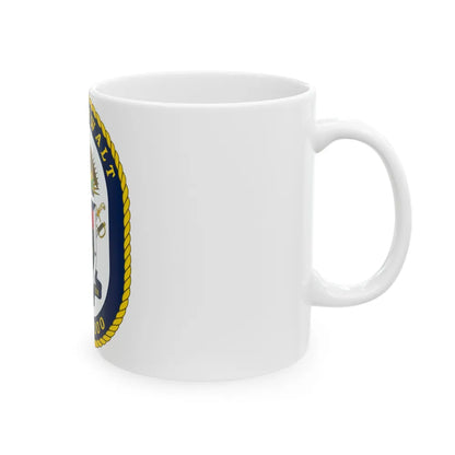 USS Zumwalt DDG 1000 Crest (U.S. Navy) White Coffee Mug-Go Mug Yourself