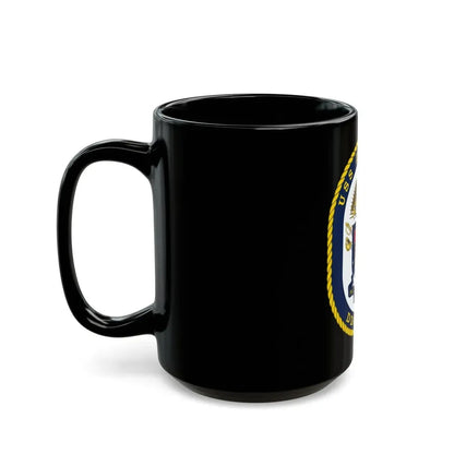 USS Zumwalt DDG 1000 Crest (U.S. Navy) Black Coffee Mug - Go Mug Yourself