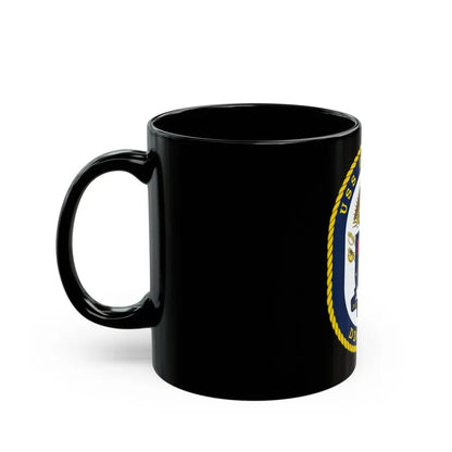 USS Zumwalt DDG 1000 Crest (U.S. Navy) Black Coffee Mug - Go Mug Yourself