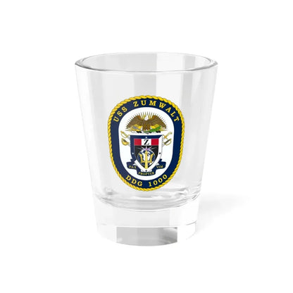 USS Zumwalt DDG 1000 Crest (U.S. Navy) Shot Glass 1.5oz 1.5oz - Go Mug Yourself