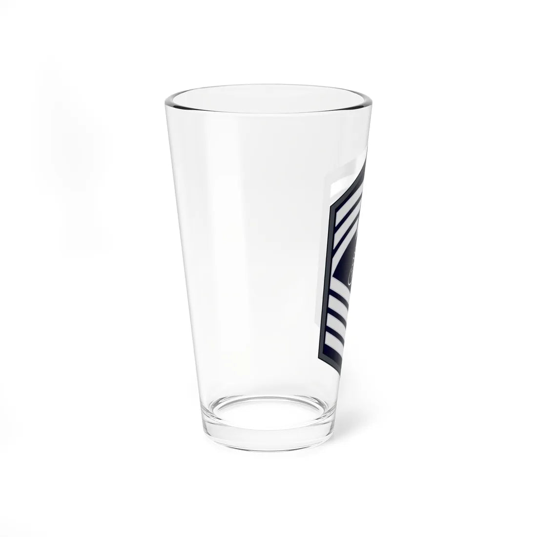USSF CMSgt Flat (United States) (Military Rank) Pint Glass 16oz - Go Mug Yourself