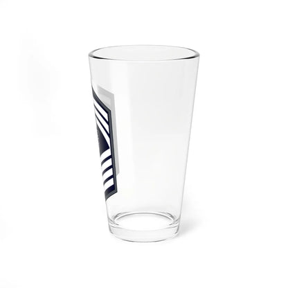 USSF CMSgt Flat (United States) (Military Rank) Pint Glass 16oz - Go Mug Yourself