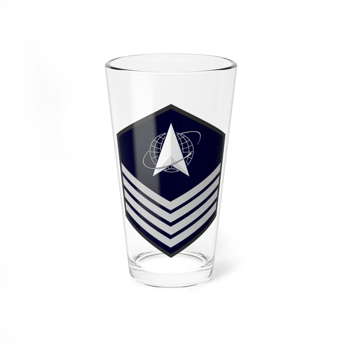 USSF E 6 (United States) (Military Rank) Pint Glass 16oz 16oz - Go Mug Yourself
