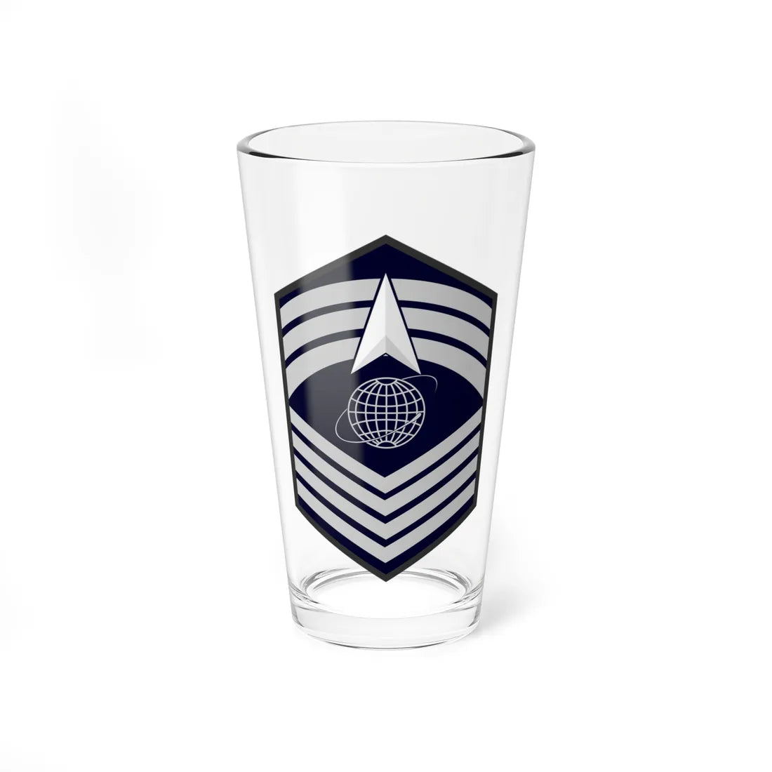 USSF E 9 (United States) (Military Rank) Pint Glass 16oz 16oz - Go Mug Yourself