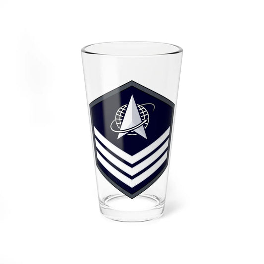 USSF Sgt Flat (United States) (Military Rank) Pint Glass 16oz 16oz - Go Mug Yourself