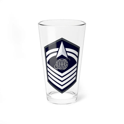 USSF SMSgt Flat (United States) (Military Rank) Pint Glass 16oz 16oz - Go Mug Yourself