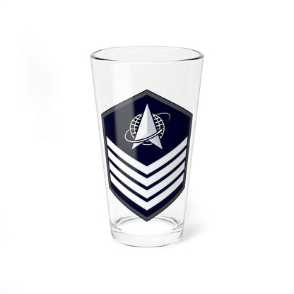 USSF TSgt Flat (United States) (Military Rank) Pint Glass 16oz 16oz - Go Mug Yourself