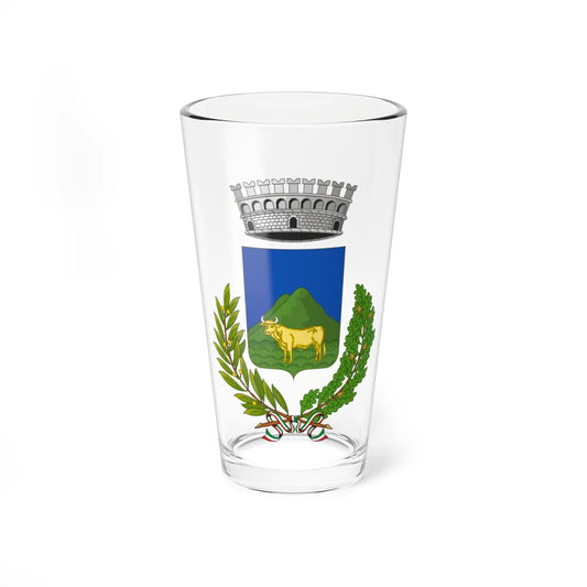 Ussita-Stemma (Italy) (Coat of Arms) Pint Glass 16oz 16oz - Go Mug Yourself
