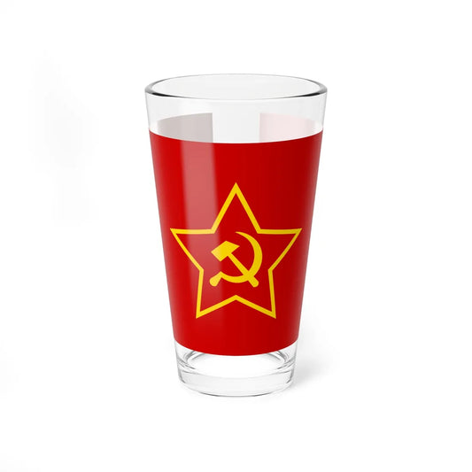 USSR Army flag (Soviet Union) Pint Glass 16oz 16oz - Go Mug Yourself
