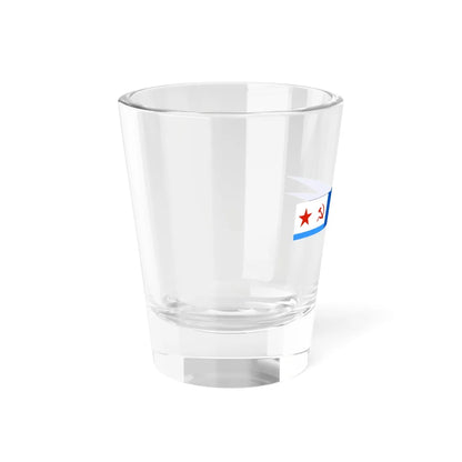 USSR Broad Pendant 1950 blue (Soviet Union) Shot Glass 1.5oz - Go Mug Yourself
