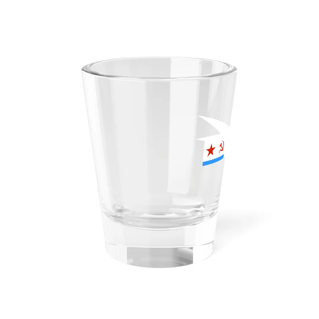 USSR Broad Pendant 1950 white (Soviet Union) Shot Glass 1.5oz - Go Mug Yourself