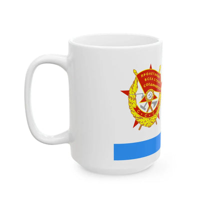 USSR Naval 1935 redban (Russia) White Coffee Mug - Go Mug Yourself