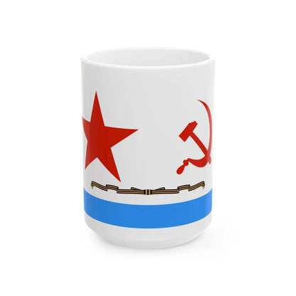 USSR Naval 1942 guards (Russia) White Coffee Mug 15oz - Go Mug Yourself