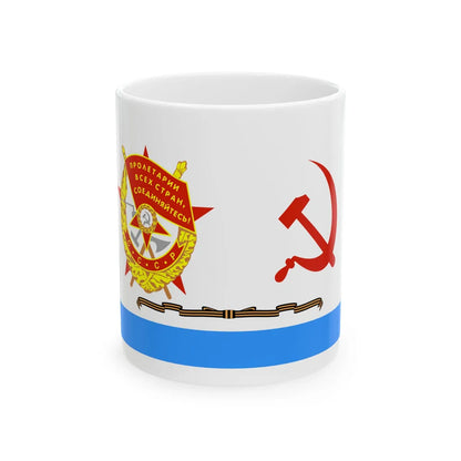 USSR Naval 1942 redban guards (Russia) White Coffee Mug 11oz - Go Mug Yourself