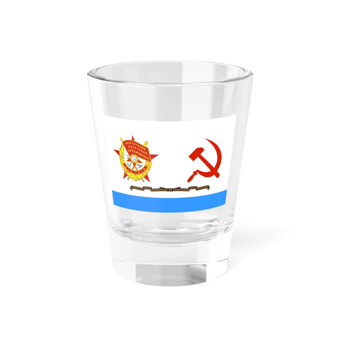 USSR Naval 1950 redban guards (Russia) Shot Glass 1.5oz 1.5oz - Go Mug Yourself