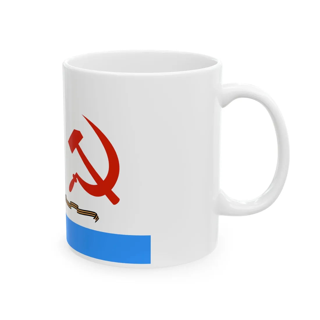 USSR Naval 1950 redban guards (Russia) White Coffee Mug - Go Mug Yourself