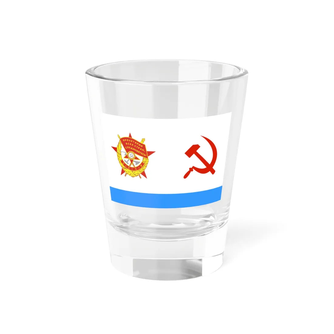 USSR Naval 1950 redban (Russia) Shot Glass 1.5oz - Go Mug Yourself