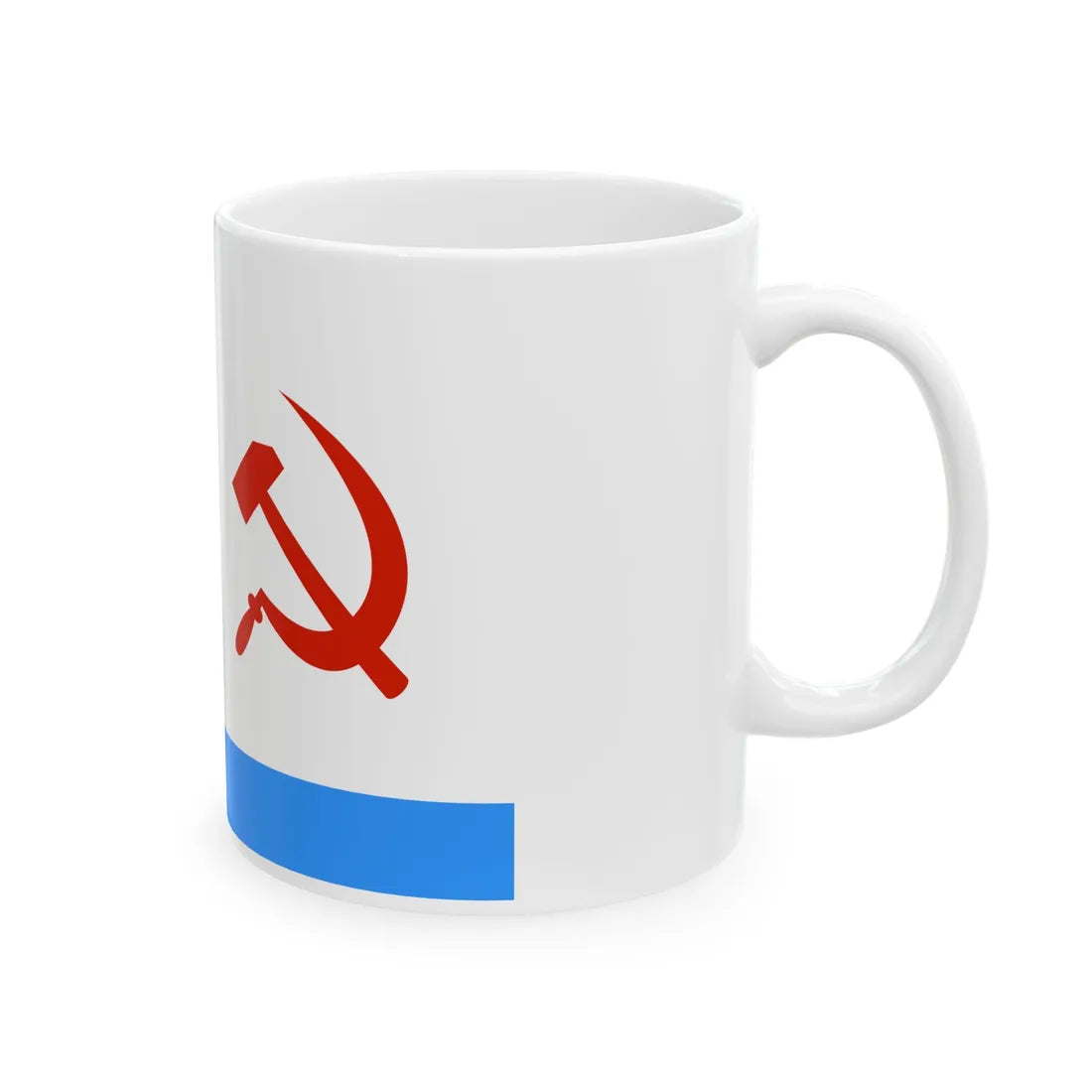USSR Naval 1950 redban (Russia) White Coffee Mug - Go Mug Yourself