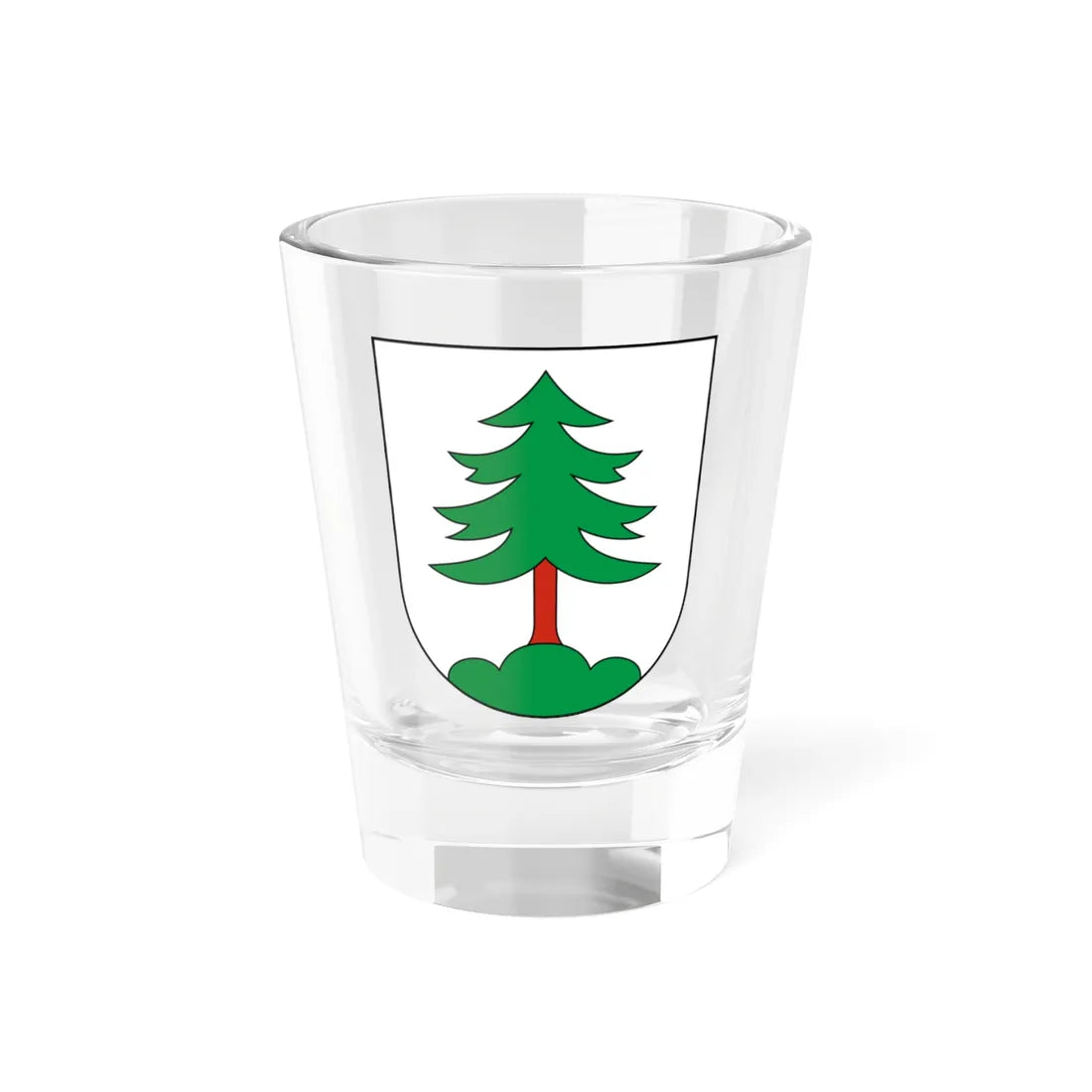 Uster-Freudwil-blazon (Switzerland) (Coat of Arms) Shot Glass 1.5oz 1.5oz - Go Mug Yourself