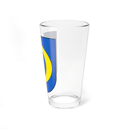 Uster-Nänikon-blazon (Switzerland) (Coat of Arms) Pint Glass 16oz - Go Mug Yourself
