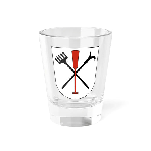 Uster-Riedikon-blazon (Switzerland) (Coat of Arms) Shot Glass 1.5oz 1.5oz - Go Mug Yourself