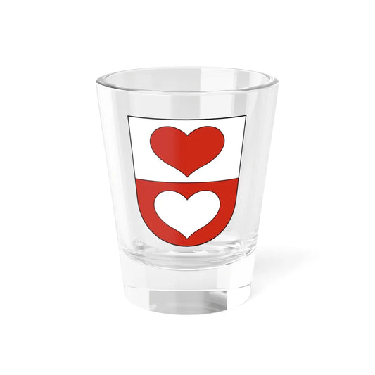 Uster-Wermatswil-blazon (Switzerland) (Coat of Arms) Shot Glass 1.5oz 1.5oz - Go Mug Yourself