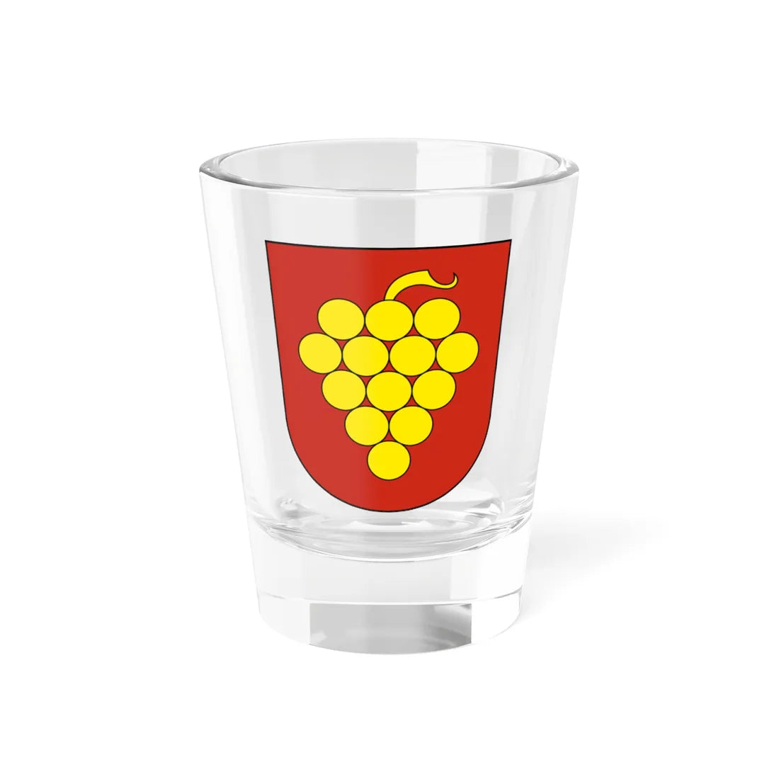 Uster-Winikon-blazon (Switzerland) (Coat of Arms) Shot Glass 1.5oz 1.5oz - Go Mug Yourself