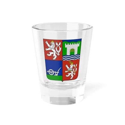 Usti nad Labem Region CoA CZ (Czech Republic) (Coat of Arms) Shot Glass 1.5oz 1.5oz - Go Mug Yourself