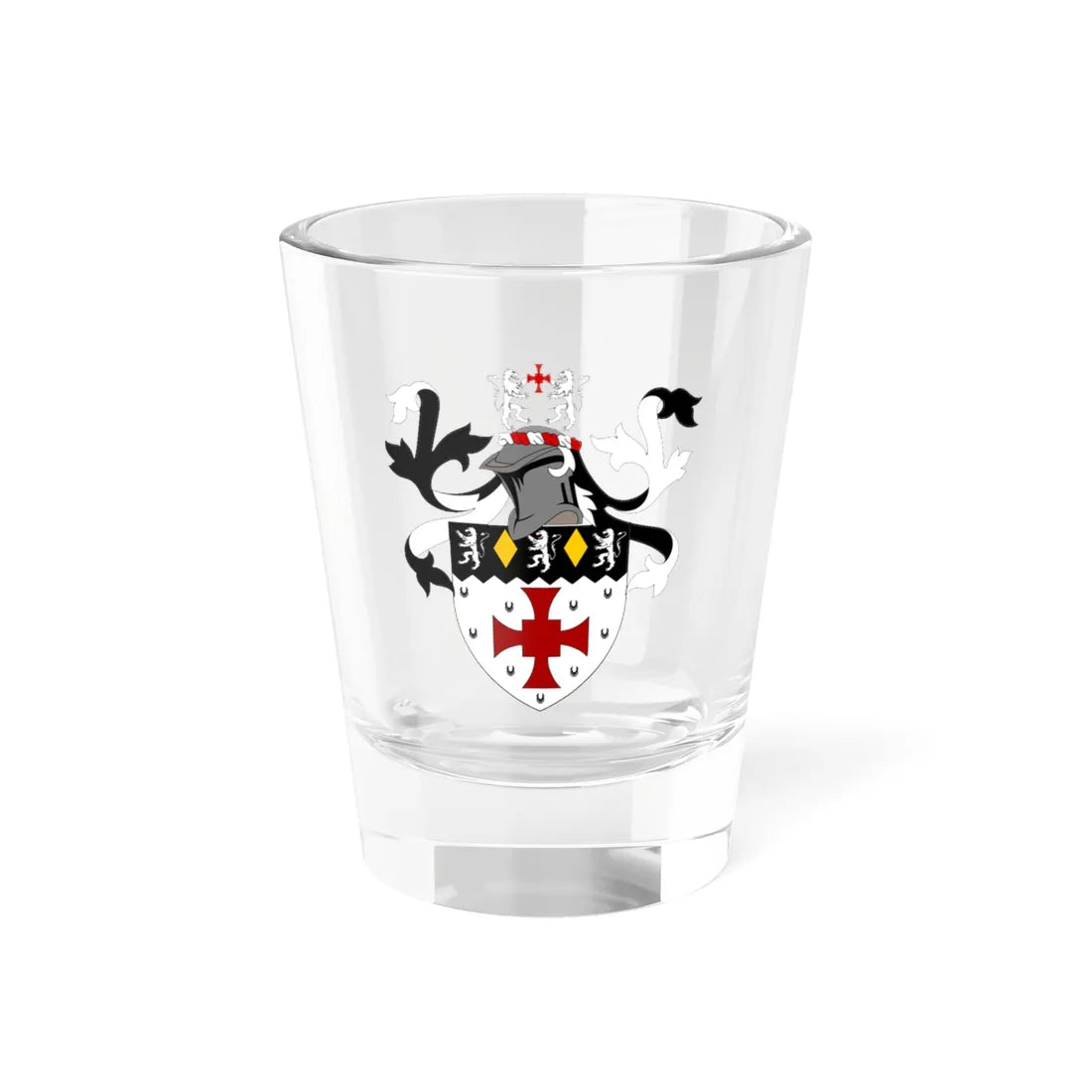 Ustinov College (England) (Coat of Arms) Shot Glass 1.5oz - Go Mug Yourself