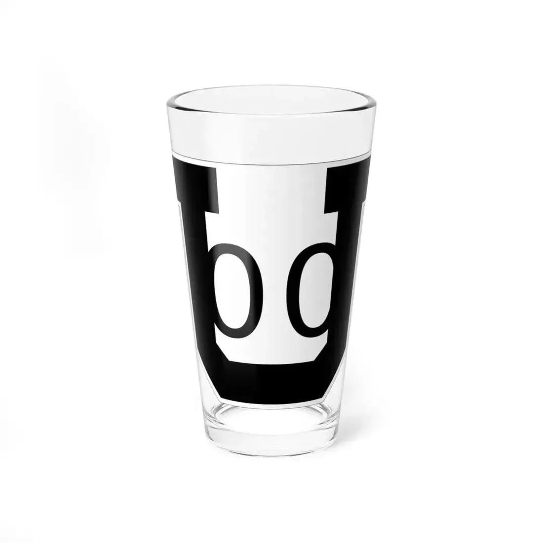 Utah 00 1926 template (Utah) (Road Sign) Pint Glass 16oz 16oz - Go Mug Yourself