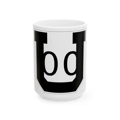 Utah 00 1926 template (Utah) (Road Sign) White Coffee Mug 15oz - Go Mug Yourself