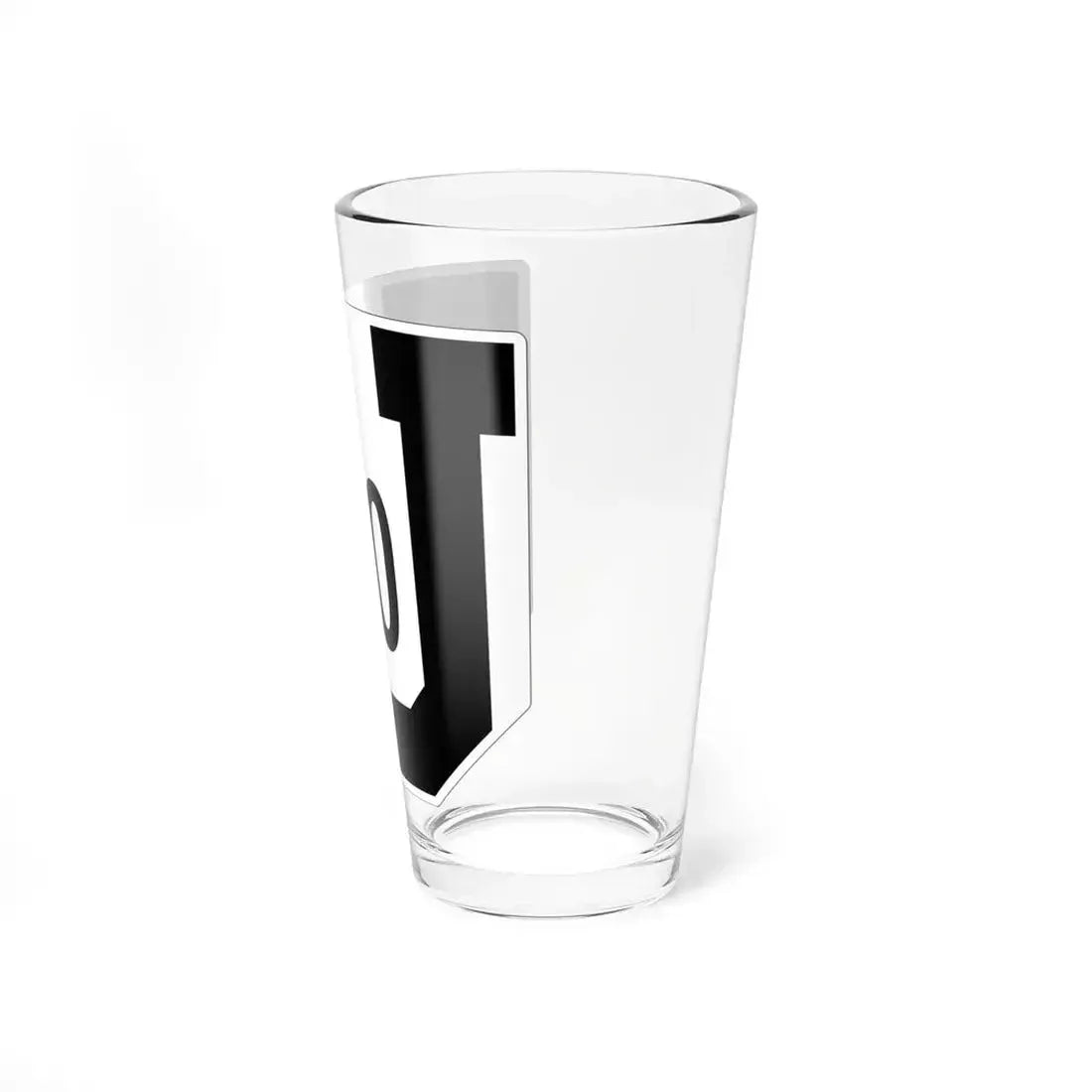 Utah 00 1954 template (Utah) (Road Sign) Pint Glass 16oz - Go Mug Yourself