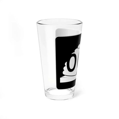 Utah 000 1966 template (Utah) (Road Sign) Pint Glass 16oz - Go Mug Yourself