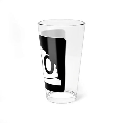 Utah 000 1966 template (Utah) (Road Sign) Pint Glass 16oz - Go Mug Yourself