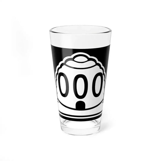 Utah 000 template (Utah) (Road Sign) Pint Glass 16oz 16oz - Go Mug Yourself