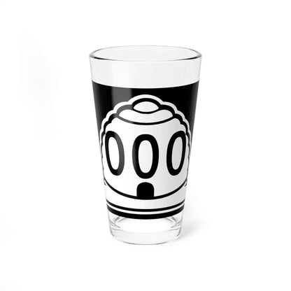 Utah 000 template (Utah) (Road Sign) Pint Glss 16oz 16oz - Go Mug Yourself