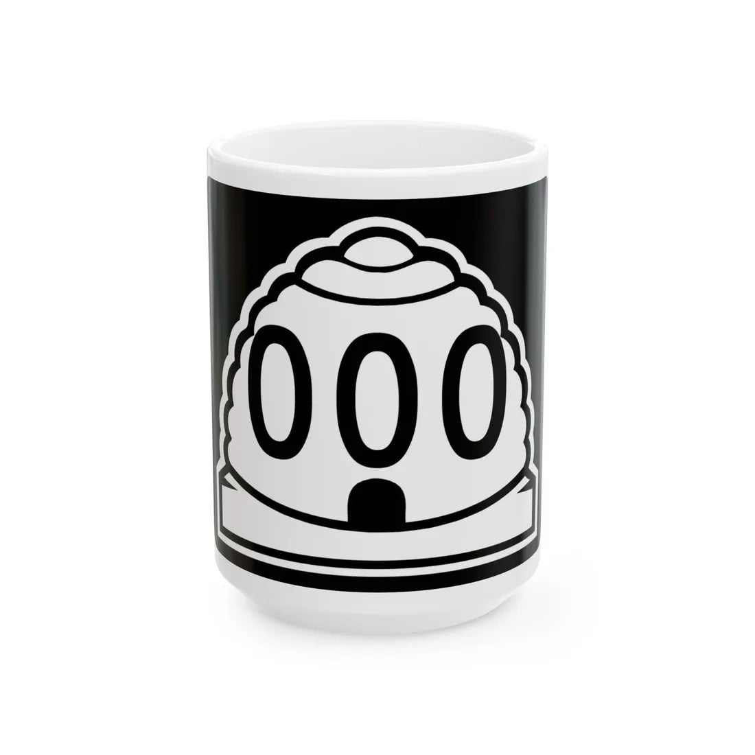 Utah 000 template (Utah) (Road Sign) White Coffee Mug 15oz - Go Mug Yourself
