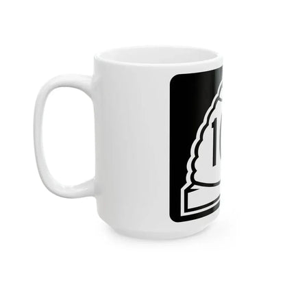 Utah 100 (Utah) (Road Sign) White Coffee Mug - Go Mug Yourself