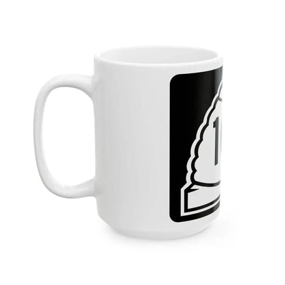 Utah 101 (Utah) (Road Sign) White Coffee Mug - Go Mug Yourself