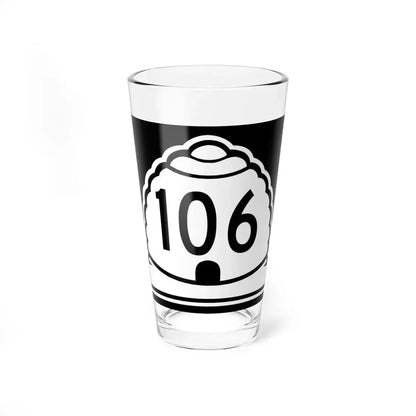 Utah 106 (Utah) (Road Sign) Pint Glass 16oz 16oz - Go Mug Yourself