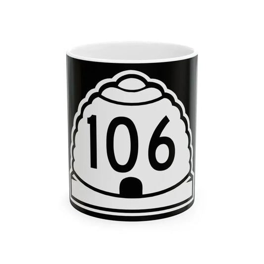 Utah 106 (Utah) (Road Sign) White Coffee Mug 11oz - Go Mug Yourself