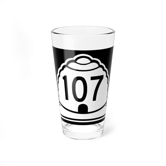 Utah 107 (Utah) (Road Sign) Pint Glss 16oz 16oz - Go Mug Yourself