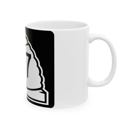 Utah 107 (Utah) (Road Sign) White Coffee Mug - Go Mug Yourself