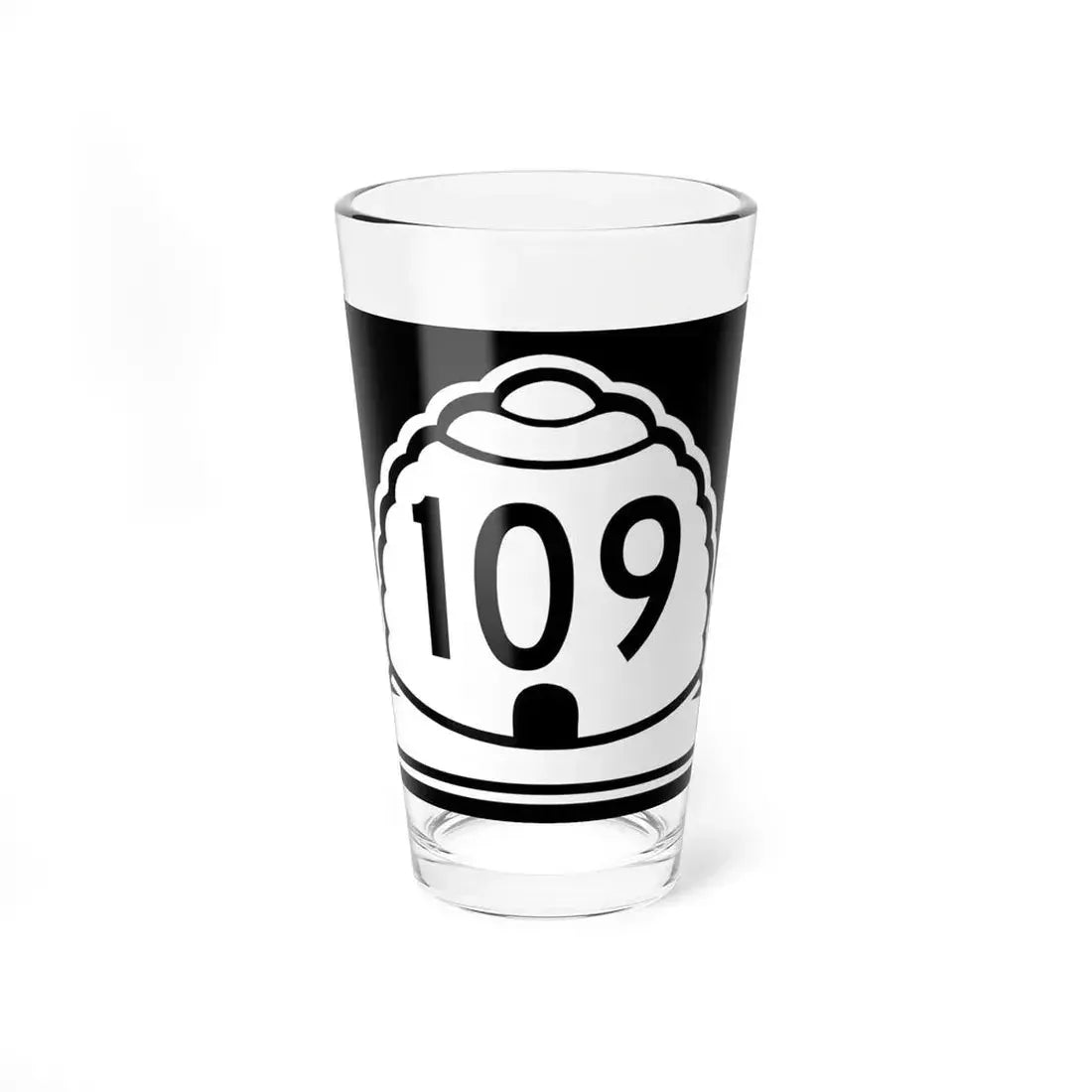 Utah 109 (Utah) (Road Sign) Pint Glass 16oz 16oz - Go Mug Yourself