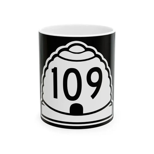 Utah 109 (Utah) (Road Sign) White Coffee Mug 11oz - Go Mug Yourself