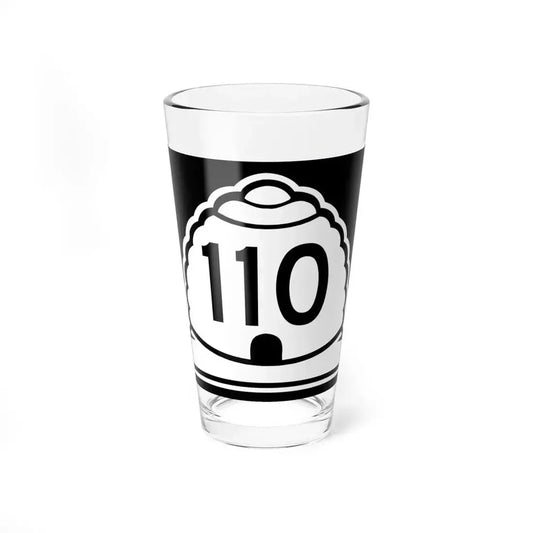 Utah 110 (Utah) (Road Sign) Pint Glass 16oz 16oz - Go Mug Yourself