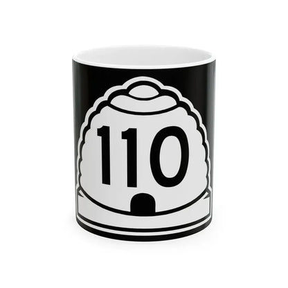 Utah 110 (Utah) (Road Sign) White Coffee Mug 11oz - Go Mug Yourself