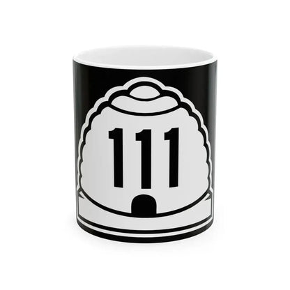 Utah 111 (Utah) (Road Sign) White Coffee Mug 11oz - Go Mug Yourself